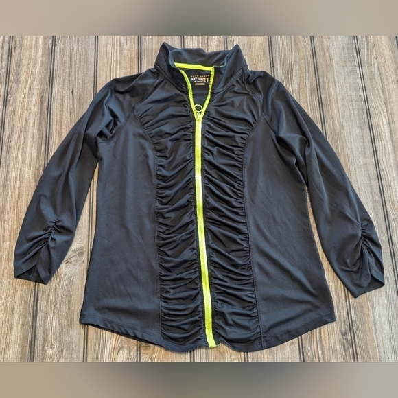 Hard Candy Sport XL 15-17 black and lime jacket - Picture 1 of 12